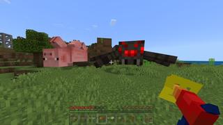 Screenshot of the Minecraft Bedrock Marketplace product Super Lasers created by Pickaxe Studios.