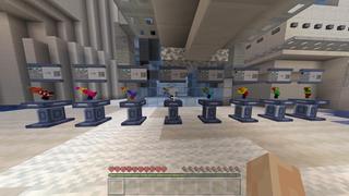 Screenshot of the Minecraft Bedrock Marketplace product Super Lasers created by Pickaxe Studios.