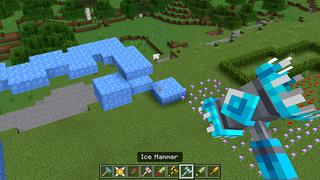 Screenshot of the Minecraft Bedrock Marketplace product SWORDS++ created by Pickaxe Studios.