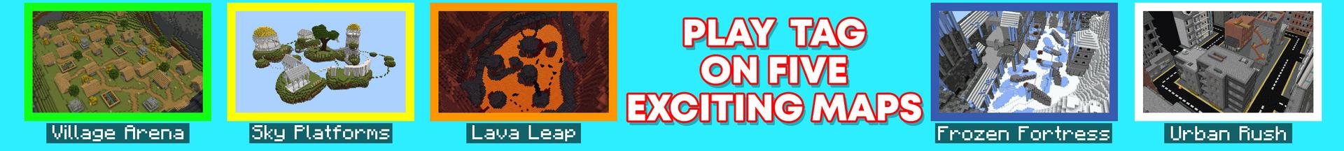 Panorama of the Minecraft Bedrock Marketplace product TAG created by Pickaxe Studios.