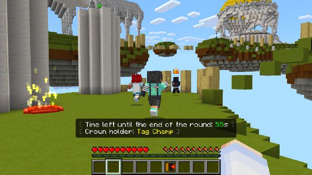 Screenshot of the Minecraft Bedrock Marketplace product TAG created by Pickaxe Studios.