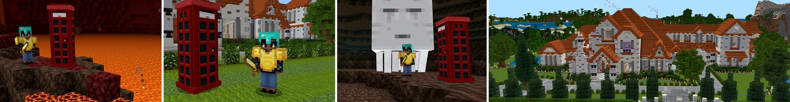 Panorama of the Minecraft Bedrock Marketplace product TELEPORT! created by Pickaxe Studios.