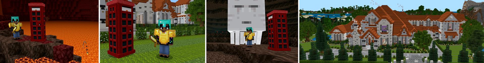 Panorama of the Minecraft Bedrock Marketplace product TELEPORT! created by Pickaxe Studios.