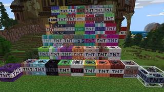 Screenshot of the Minecraft Bedrock Marketplace product TNT+ created by Pickaxe Studios.