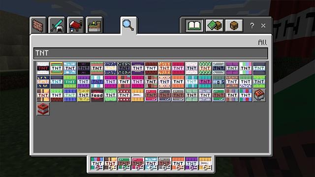 Screenshot of the Minecraft Bedrock Marketplace product TNT+ created by Pickaxe Studios.