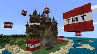 Screenshot of the Minecraft Bedrock Marketplace product TNT+ created by Pickaxe Studios.