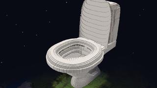 Screenshot of the Minecraft Bedrock Marketplace product TOILET BUNKER created by Pickaxe Studios.