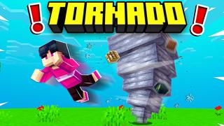 Thumbnail of the Minecraft Bedrock Marketplace product TORNADO! created by Pickaxe Studios.