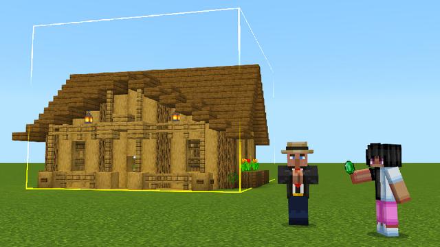 Screenshot of the Minecraft Bedrock Marketplace product TRADING Add-On created by Pickaxe Studios.