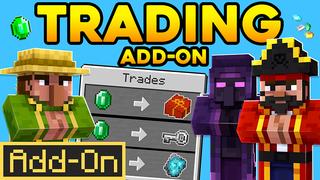 Thumbnail of the Minecraft Bedrock Marketplace product TRADING Add-On created by Pickaxe Studios.
