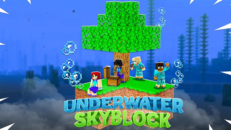 Underwater Skyblock by Pickaxe Studios | CHUNK - Minecraft Bedrock ...