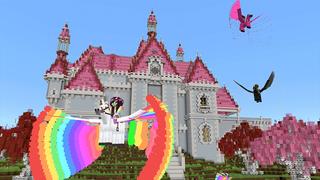 Screenshot of the Minecraft Bedrock Marketplace product UNICORNS+ created by Pickaxe Studios.