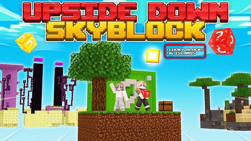 Upside Down Skyblock by Pickaxe Studios | CHUNK - Minecraft Bedrock ...