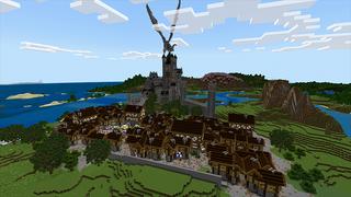 Screenshot of the Minecraft Bedrock Marketplace product VERTICAL SLABS+ created by Pickaxe Studios.