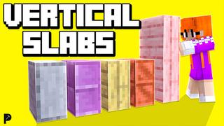 Thumbnail of the Minecraft Bedrock Marketplace product VERTICAL SLABS+ created by Pickaxe Studios.