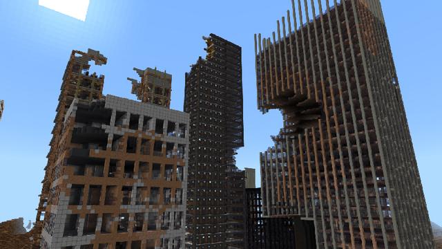 Screenshot of the Minecraft Bedrock Marketplace product WASTELAND created by Pickaxe Studios.