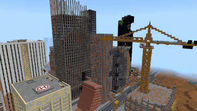 Screenshot of the Minecraft Bedrock Marketplace product WASTELAND created by Pickaxe Studios.