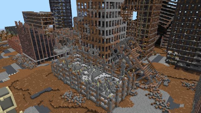 Screenshot of the Minecraft Bedrock Marketplace product WASTELAND created by Pickaxe Studios.