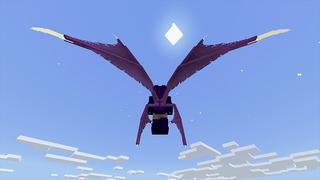 Screenshot of the Minecraft Bedrock Marketplace product WINGS++ created by Pickaxe Studios.