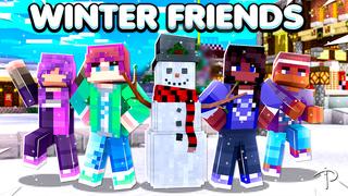 Thumbnail of the Minecraft Bedrock Marketplace product Winter Friends created by Pickaxe Studios.