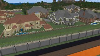 Screenshot of the Minecraft Bedrock Marketplace product World's Safest Mansions created by Pickaxe Studios.