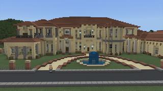 Screenshot of the Minecraft Bedrock Marketplace product World's Safest Mansions created by Pickaxe Studios.