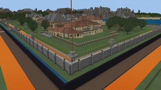 Screenshot of the Minecraft Bedrock Marketplace product World's Safest Mansions created by Pickaxe Studios.