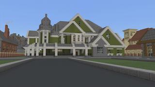 Screenshot of the Minecraft Bedrock Marketplace product World's Safest Mansions created by Pickaxe Studios.
