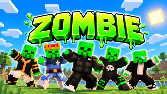 Thumbnail of the Minecraft Bedrock Marketplace product Zombie! created by Pickaxe Studios.