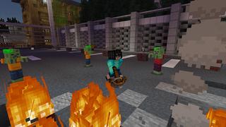 Screenshot of the Minecraft Bedrock Marketplace product ZOMBIE created by Pickaxe Studios.