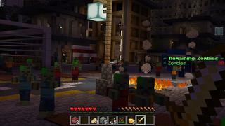 Screenshot of the Minecraft Bedrock Marketplace product ZOMBIE created by Pickaxe Studios.