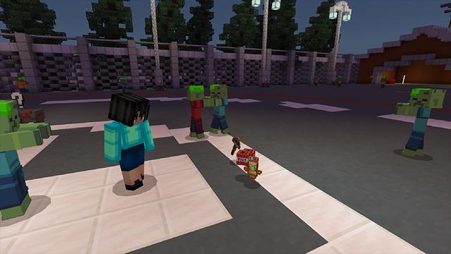 Screenshot of the Minecraft Bedrock Marketplace product ZOMBIE created by Pickaxe Studios.