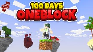 Thumbnail of the Minecraft Bedrock Marketplace product 100 Days Oneblock created by Piki Studios.