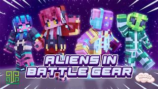 Thumbnail of the Minecraft Bedrock Marketplace product Aliens In Battle Gear! created by Piki Studios.