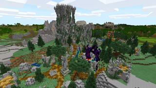 Screenshot of the Minecraft Bedrock Marketplace product Ancient Lucky Blocks created by Piki Studios.