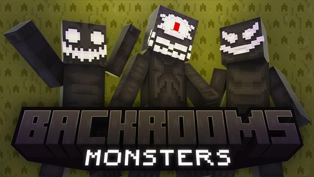 Thumbnail of the Minecraft Bedrock Marketplace product Backrooms Monsters created by Piki Studios.