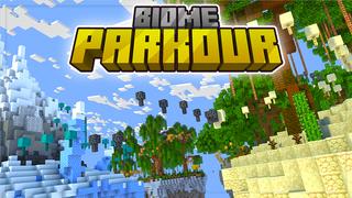 Thumbnail of the Minecraft Bedrock Marketplace product Biome Parkour created by Piki Studios.