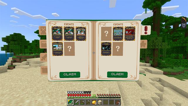 Screenshot of the Minecraft Bedrock Marketplace product Cards Add-On created by Piki Studios.