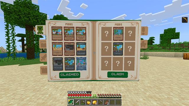 Screenshot of the Minecraft Bedrock Marketplace product Cards Add-On created by Piki Studios.