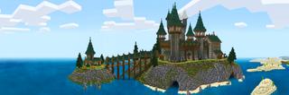 Panorama of the Minecraft Bedrock Marketplace product Castle Base created by Piki Studios.