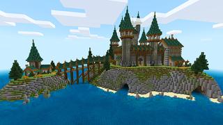 Screenshot of the Minecraft Bedrock Marketplace product Castle Base created by Piki Studios.