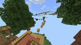 Screenshot of the Minecraft Bedrock Marketplace product Color Parkour created by Piki Studios.