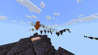 Screenshot of the Minecraft Bedrock Marketplace product Color Parkour created by Piki Studios.