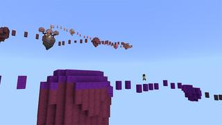 Screenshot of the Minecraft Bedrock Marketplace product Color Parkour created by Piki Studios.