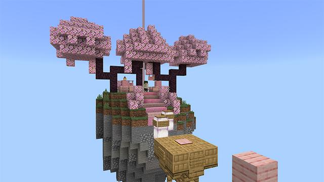 Screenshot of the Minecraft Bedrock Marketplace product Color Parkour created by Piki Studios.