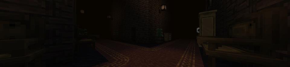 Panorama of the Minecraft Bedrock Marketplace product Corridors created by Piki Studios.