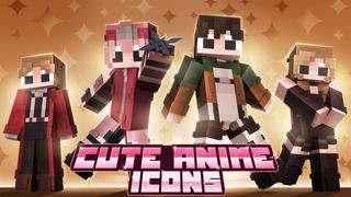 Thumbnail of the Minecraft Bedrock Marketplace product Cute Anime Icons created by Piki Studios.