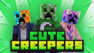 Thumbnail of the Minecraft Bedrock Marketplace product Cute Creepers created by Piki Studios.