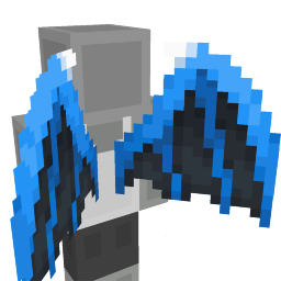 Thumbnail of the Minecraft Bedrock Marketplace product Dark Blue Dragon Wings created by Piki Studios.