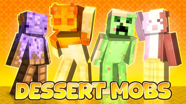 Thumbnail of the Minecraft Bedrock Marketplace product Dessert Mobs created by Piki Studios.